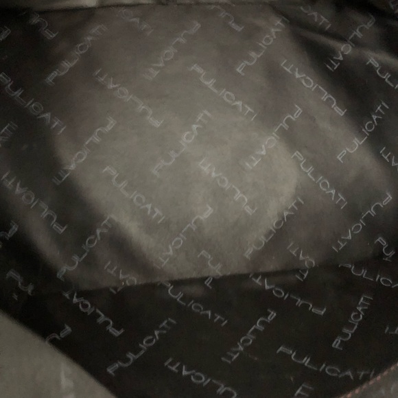 Pulicati Shoulder Bag, Burgundy/Maroon Leather NWOT - Picture 5 of 7